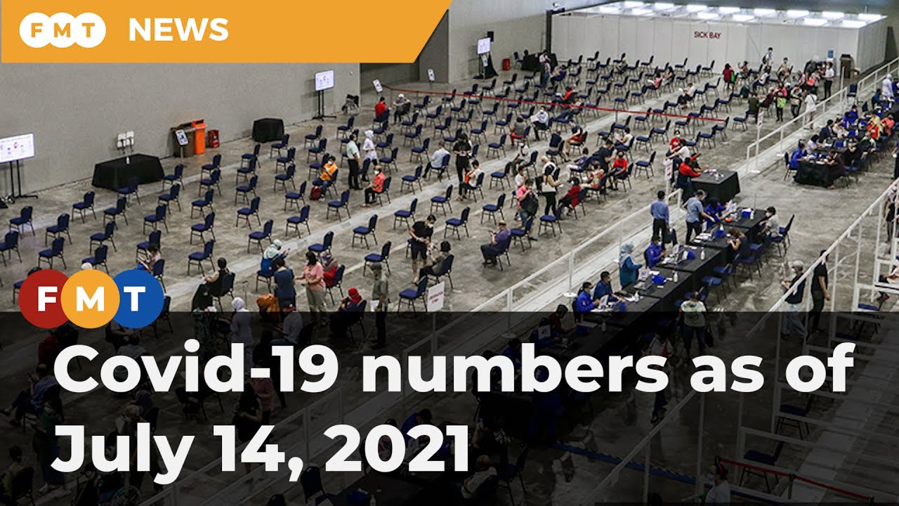 Covid-19 numbers as of July 14, 2021