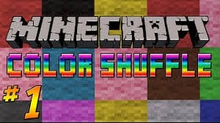 MInecraft How to Shuffle! Color-Shuffle MIni-Game w/Stephen