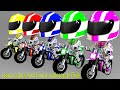 Funny Ride/Cross Bike and Learn colors for kids/سباق الدراجات النارية و تعليم الألوان للصغار