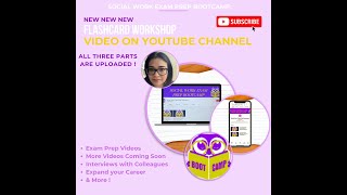 Social Work Exam Bootcamp - Flashcard Study Workshop pt 3.