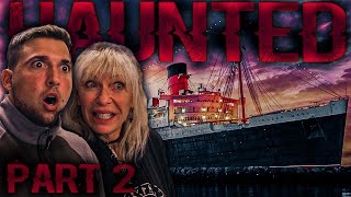 OVERNIGHT in HAUNTED QUEEN MARY: Séance of B340