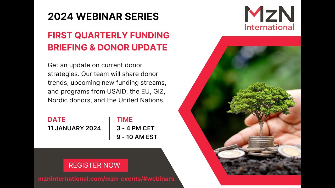 First Quarterly Funding Briefing & Donor Update January 2024 - YouTube