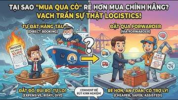 Tại Sao Book Qua Forwarder RẺ HƠN Hãng Tàu? Bí Mật Ngành Logistics