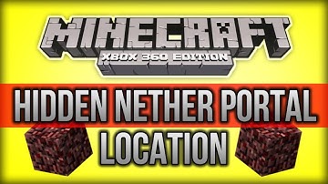 Minecraft (Xbox 360) - Hidden Nether Portal! (1.8.2 Update - Tutorial World)