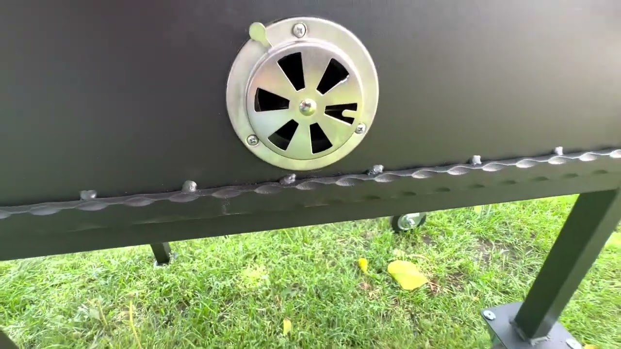 Gratar profesional din tabla groasa tip cuptor