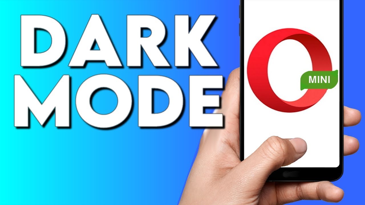 How To Turn On And Get The Dark Mode on Opera Mini Browser Phone App
