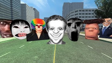 Markunga, Goofy Ahh Family, Rosalia Bizcochito And Obunga Family Nextbot Gmod