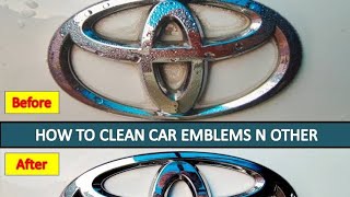 How To Clean Dirt On Emblems Guide
