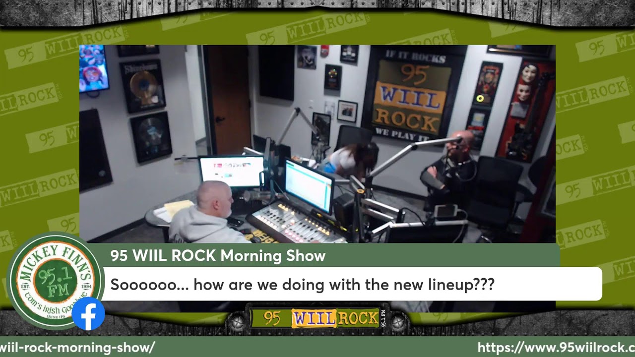 95 wiil rock morning show with tom leah day 4 youtube