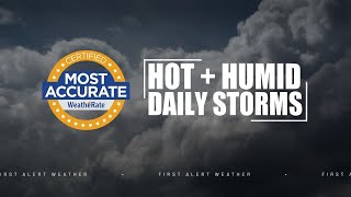 FIRST ALERT: Steamy week with daily rain chances