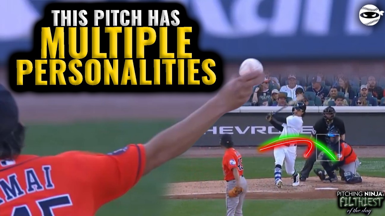 This Insane Pitch broke the Tigers Broadcast