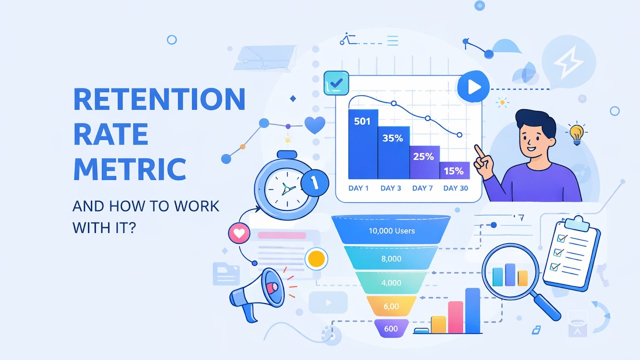 Метрика Retention Rate и как с ней работать?