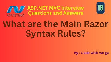 Main Razor Syntax Rules in ASP.NET MVC – Explained Simply
