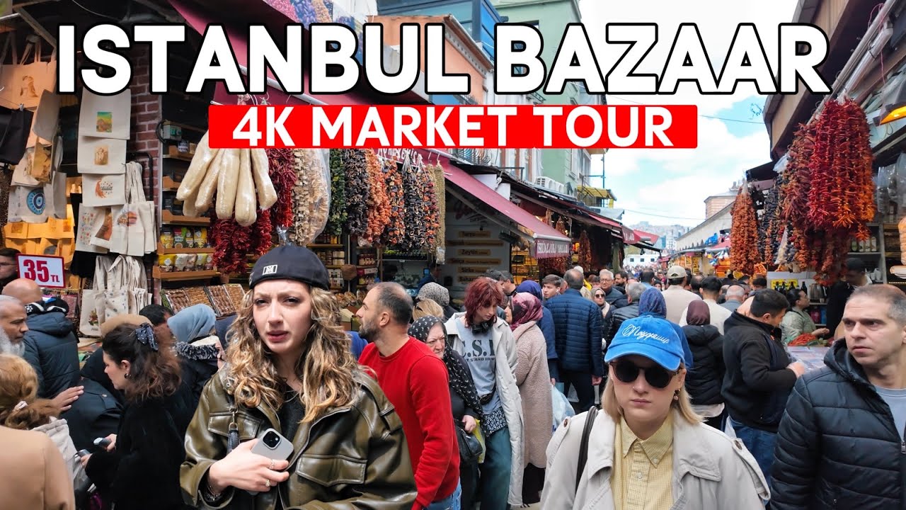 Istanbul Turkey 2026 4K Walking Tour | Grand Bazaar, Mahmutpaşa & Eminönü Cheap Shopping