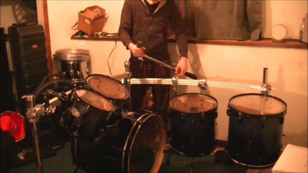 Time Lapse Drum set up