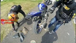 Ali zr motovlog & Bangkey Kenapa..? || Motor Bang sams Sampe Rusak