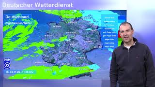 23.11.2025 Unwetterinformation - Deutscher Wetterdienst (DWD)