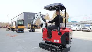 WOLF economic mini excavator WE08 ECO Resimi