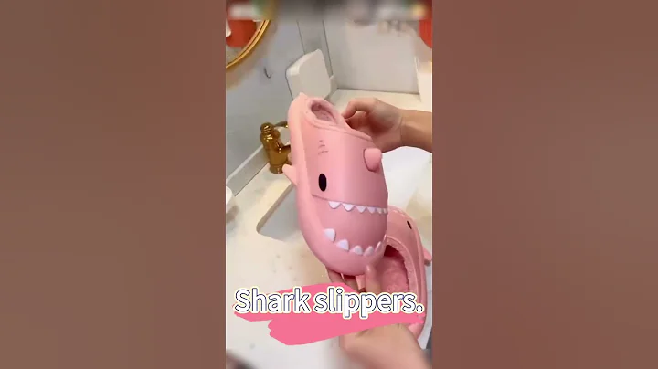 Amazing shark slippers.