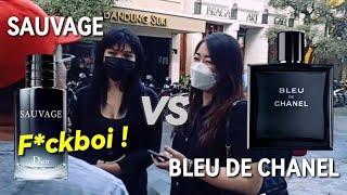 Public Reaction | Dior Sauvage VS Bleu De Chanel | Apa Komen Cewek Bandung screenshot 3