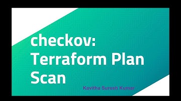 checkov: Terraform Plan Scan