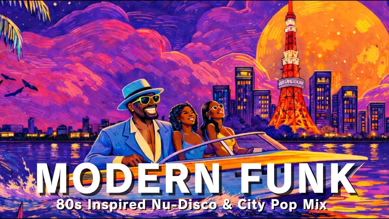 Late Night Focus | Modern Funk & City Pop Mix for Driving - YouTube