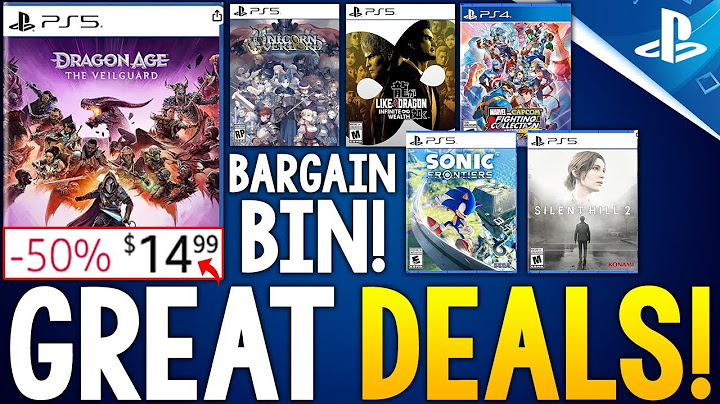 Great NEW PS5/PS4 Game Deals - Dragon Age Veilguard in the BARGAIN BIN + More Awesome PS4/PS5 Deals!