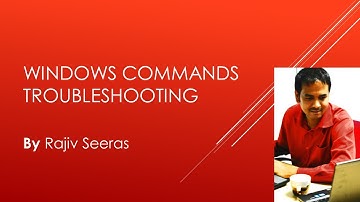 Windows command prompt troubleshooting