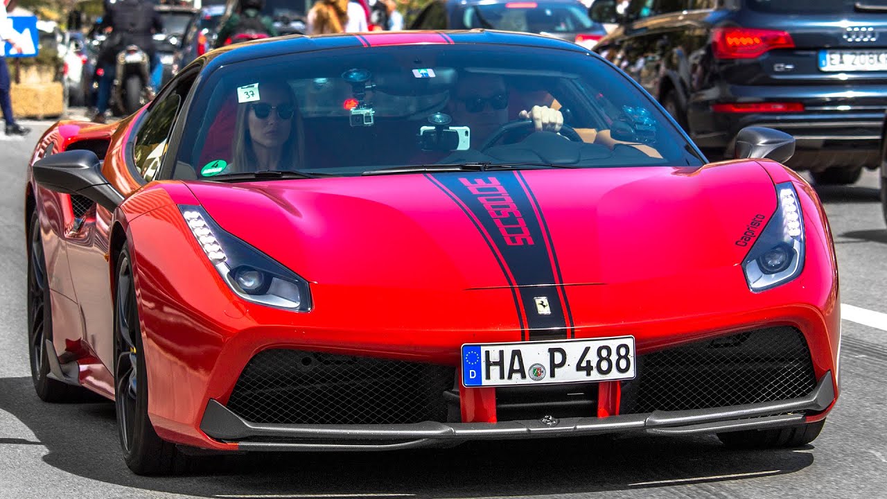 FERRARI 488 GTB w/ TF720 CAPRISTO EXHAUSTS - REVIEW and crazy sound 2016 HQ