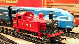 Tri-ang Hornby R.52 RS L.M.S. Jinty with Hornby Railways R.685 L.M.S. 4-6-2 Coronation Locomotive