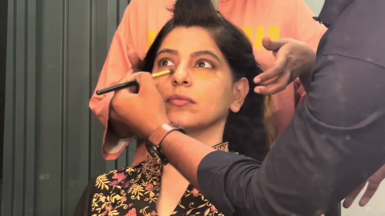 Makeup look for podcast shoot animation channel