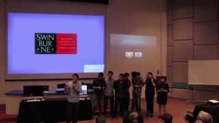 Swinburne Multimedia Design FYP showcase Sem1 2015
