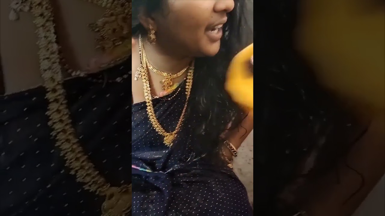 Women long hair head shave 