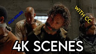 Rick Grimes Terminus Scenes 4K With Color Coordination.