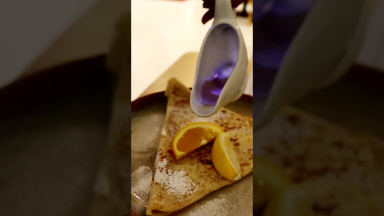 Flambéed Crêpes at Crêpe Central, Quezon City