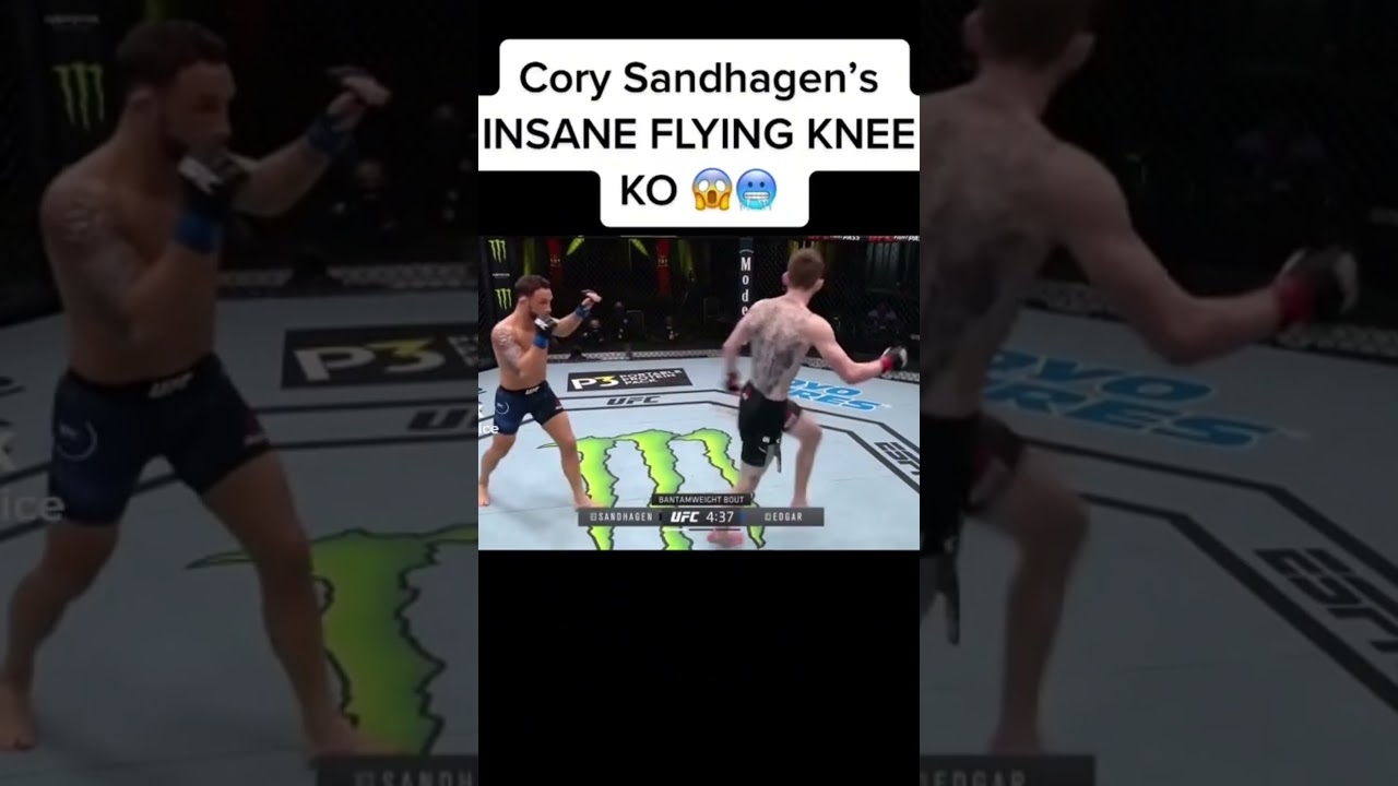 cory Sanhagen’s insane flying knee ko 🥶🥶