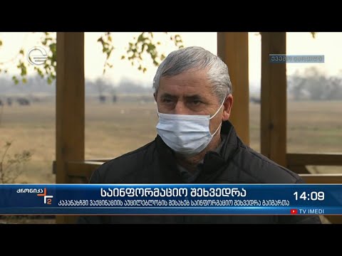 ქრონიკა 14:00 საათზე - 27 ნოემბერი, 2021 წელი
