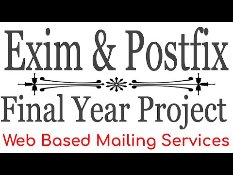 Web Based Mailing Services using Postfix and Exim Mail server