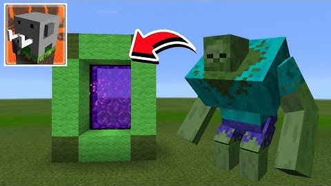 How to Make a PORTAL to MUTANT ZOMBIE in Craftsman : Building Craft