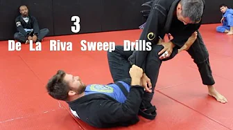De La Riva Sweeps ( 3 Continuous Chain BJJ Drills )