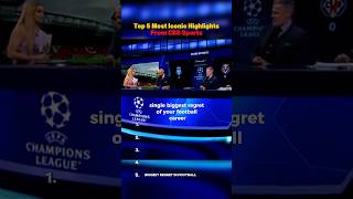 Top 5 Most Iconic Highlights From CBS Sports #footballrankings