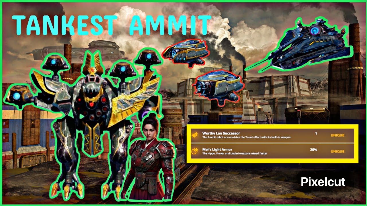 WR - TANKEST AMMIT IS WAY TOO BROKEN | War Robots test server 