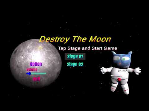 Apollo Randing!! for Celebration to the 50th anniversary.アポロ50周年を祝して教材用ゲーム製作しました．【島のもっくん】