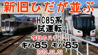 【HC85とキハ85の交換！】長距離試運転を追っかけ！～今日のハチゴー20200202～