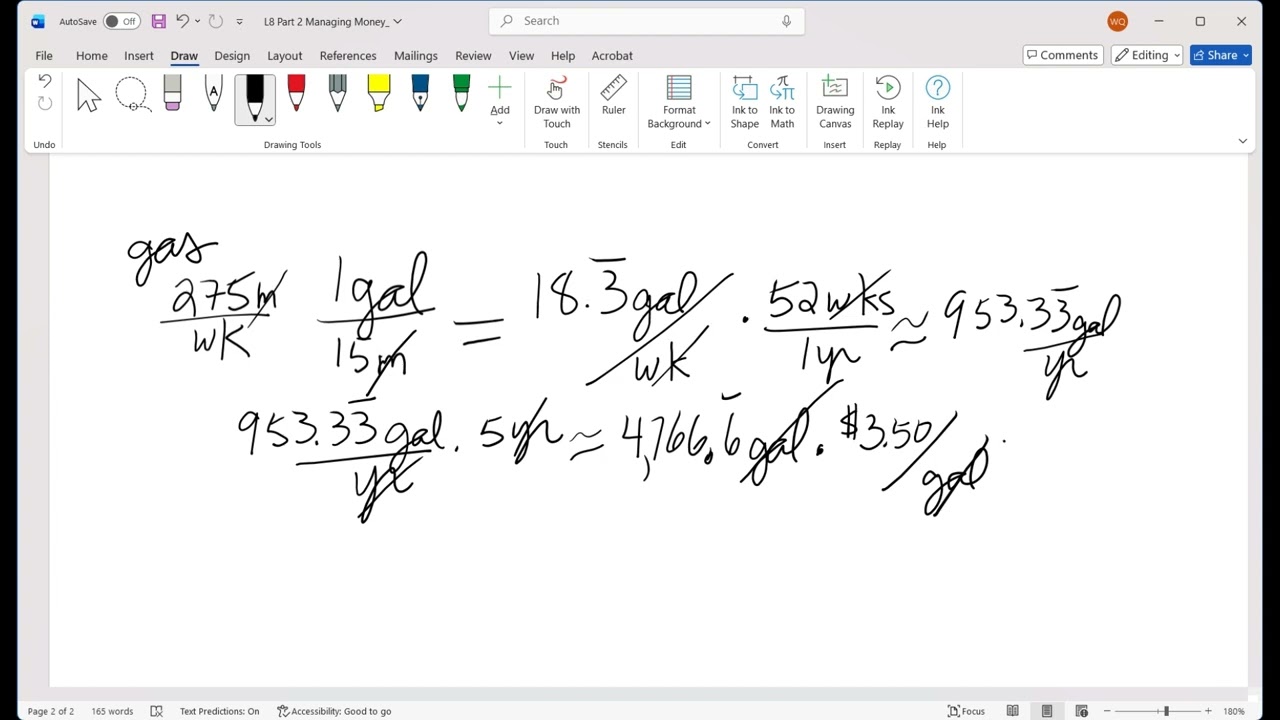MAT 126 L8 Part 2 Managing Money