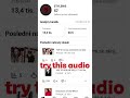 try this audio