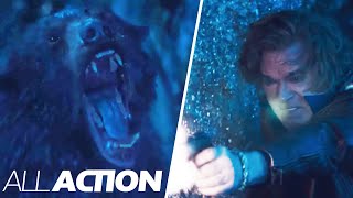 The Final Showdown With Ray Liotta Cocaine Bear 2023 All Action
