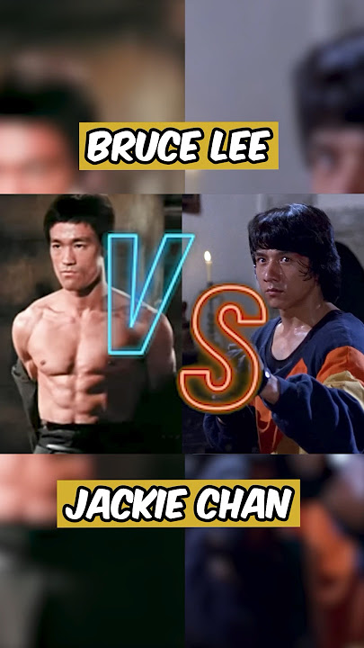 Bruce Lee VS Jackie Chan #shorts #martialarts #brucelee #jackiechan