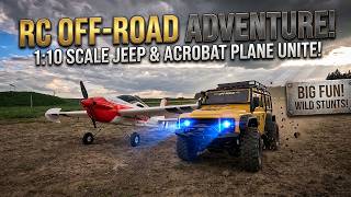 RC Off-Road Adventure: 1:10 Jeep &amp; Acrobat Plane @robert_s_photographer