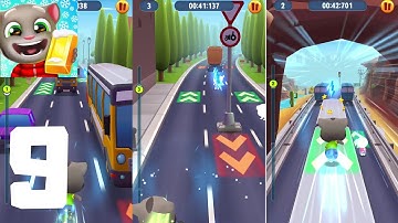 Talking Tom Gold Run -  Gameplay Walkthrough Part 9 (Android, iOS Gameplay)